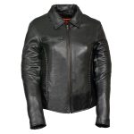 Milwaukee Leather SH7093 Women’s Black Leather Braided Jacket with Shirt Style Collar - Image 6