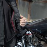 Milwaukee Leather MDM3030 Men’s Black Waxy Coated Denim Club Style Motorcycle Rider Vest w/ Shirt Collar - Image 5