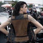 Milwaukee Leather Women’s MLL4509 Smoocher Two Tone Crazy Horse Brown and Black Leather Club Style Motorcycle Vest - Image 10