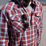 Milwaukee Leather MNG11638 Men’s Red and Blue with White Long Sleeve Cotton Flannel Shirt - Image 4