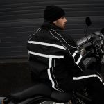 NexGen SH2331 Men’s Black Water Resistant Rain Suit with Reflective Tape - Image 2