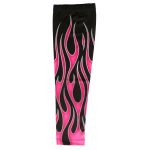 Hot Leathers ARM1008 Flames Pink Arm Sleeve - Image 3