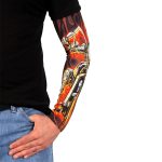 Hot Leathers ARM1016 Fire Biker Arm Sleeve - Image 3