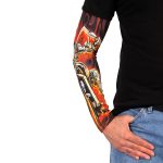 Hot Leathers ARM1016 Fire Biker Arm Sleeve - Image 4