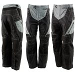 Milwaukee Leather MPM5730 Men’s Black and Grey Tri-Tex Fabric Motorcycle Rider Pants w/ CE Armor Protection - Image 9
