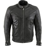 Milwaukee Leather LKM1700 Men’s Premium Black Buffalo Leather Cruiser Motorcycle Jacket with CE Armort Protection - Image 11