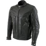 Milwaukee Leather LKM1700 Men’s Premium Black Buffalo Leather Cruiser Motorcycle Jacket with CE Armort Protection - Image 7