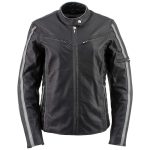Milwaukee Leather LKL27000 Women’s  Black with Silver Multi Vented Leather Motorcycle Jacket - Image 22