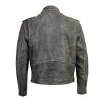 Milwaukee Leather LKM17001 Men’s Classic Distressed Gray Motorcycle Leather Riders Jacket - Image 5