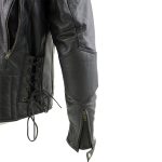 Milwaukee Leather LKM17002 Men’s Premium Top Grade Black Leather Motorcycle Riders Jacket w/  Zip-Out Lining - Image 6