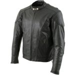 Milwaukee Leather LKM17002 Men’s Premium Top Grade Black Leather Motorcycle Riders Jacket w/  Zip-Out Lining - Image 10