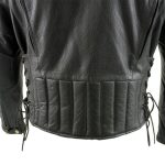 Milwaukee Leather LKM17002 Men’s Premium Top Grade Black Leather Motorcycle Riders Jacket w/  Zip-Out Lining - Image 7