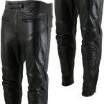 Milwaukee Leather LKM5713 Men’s Premium Black Cowhide Leather Racing Pants w/ CE Armor Knee Protection - Image 6