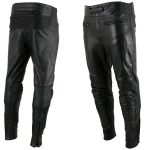 Milwaukee Leather LKM5713 Men’s Premium Black Cowhide Leather Racing Pants w/ CE Armor Knee Protection - Image 8