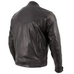 Milwaukee Leather LKM7006 Men’s Classic Retro Distressed Brown Leather Jacket with CE Armor Protection - Image 8