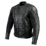 Milwaukee Leather LKM17007 Men’s Premium Black Leather Motorcycle Bikers Rider Jacket w/ CE Armor - Image 8