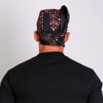 Hot Leathers BAB1070 Red Paisley Skulls Bandana - Image 3