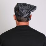 Hot Leathers BAB1075 Spade Skull Paisley Bandana - Image 3