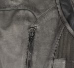 Biker Hill BAM3500 Men’s ‘Swat’ Style Motorcycle Leather Vest - Image 9