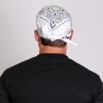 Hot Leathers BAP1005 Classic White Paisley Bandana - Image 6