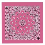 Hot Leathers BAP1007 Classic Hot Pink Paisley Bandana