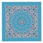 Hot Leathers BAP1012 Classic Turquoise Paisley Bandana