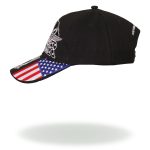 Hot Leathers BCA1015 Iron Eagle POW Ball Cap - Image 3