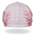 Hot Leathers BCC1002 Ladies Ride Free Wings Biker Pie Cap - Image 2