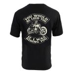 Milwaukee Leather BCC116010 Men’s Black ‘You Would Be Loud Too’ Motorcycle Cotton Print T-Shirt