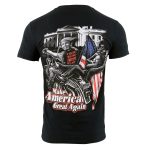 Biker Clothing Co. BCC116012 Men’s Black ‘Make America Great Again’ T-Shirt