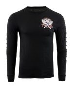 Biker Clothing Co. BCC117002 Men’s Black ‘Bad Example, You’ve Been Warned’ Long Sleeve T-Shirt - Image 3