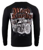 Biker Clothing Co. BCC117004 Men’s Black ‘Work Sucks, Let’s Ride ‘ Long Sleeve T-Shirt