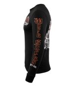 Biker Clothing Co. BCC117004 Men’s Black ‘Work Sucks, Let’s Ride ‘ Long Sleeve T-Shirt - Image 2