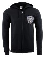 Biker Clothing Co. BCC118000 Men’s Black ‘2nd Amendment Fought and Paid For’ Motorcycle Skull Hoodie - Image 3