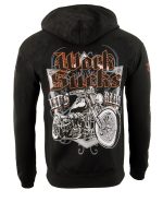 Biker Clothing Co. BCC118004 Men’s Black ‘Work Sucks-Lets Ride’ Motorcycle Hoodie