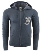 Biker Clothing Co. BCC118009 Men’s Grey ‘You Would Be Loud Too’ Motorcycle Skull Hoodie - Image 3