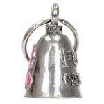 Hot Leathers BEA1119 Fuck Cancer Silver Bell - Image 4