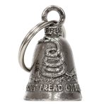 Hot Leathers BEA1120 Don’t Tread on Me Silver Bell
