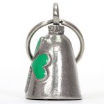 Hot Leathers BEA1125 Green Clover Silver Bell - Image 2