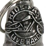 Hot Leathers BEA3013 Ride Fast Live Hard Guardian Bell - Image 2