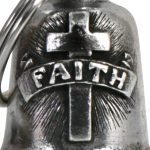 Hot Leathers BEA3021 Faith Cross Guardian Bell - Image 4