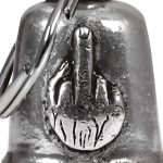 Hot Leathers BEA3029 Motorcycle Middle Finger Guardian Bell - Image 2