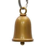 Milwaukee Leather MLB9167 Antique Gold Motorcycle Good Luck Bell w/ Key Ring-Key Chain Accessory for Bikers - Image 2