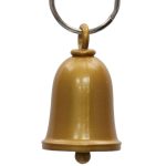 Milwaukee Leather MLB9167 Antique Gold Motorcycle Good Luck Bell w/ Key Ring-Key Chain Accessory for Bikers - Image 3