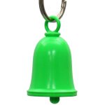 Milwaukee Leather MLB9168 Neon Green Motorcycle Good Luck Bell w/ Key Ring-Key Chain Accessory for Bikers - Image 2
