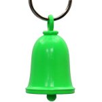 Milwaukee Leather MLB9168 Neon Green Motorcycle Good Luck Bell w/ Key Ring-Key Chain Accessory for Bikers - Image 3