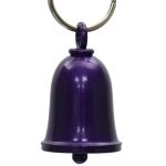 Milwaukee Leather MLB9173 Glitter Purple Motorcycle Good Luck Bell w/ Key Ring-Key Chain Accessory for Bikers - Image 3