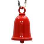 Milwaukee Leather MLB9174 Fire Red Motorcycle Good Luck Bell w/ Key Ring-Key Chain Accessory for Bikers - Image 2
