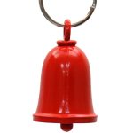 Milwaukee Leather MLB9174 Fire Red Motorcycle Good Luck Bell w/ Key Ring-Key Chain Accessory for Bikers - Image 3
