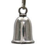 Milwaukee Leather MLB9057 Plain Motorcycle Good Luck Bell w/ Key Ring-Key Chain Accessory for Bikers
